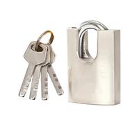 Heavy-Duty Leaf Lock Beam Padlock - Hardened Steel Shackle Warehouse Gate