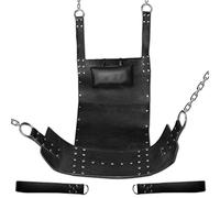 Heavy Duty Leather Bondage VIP Bondage Hammock Different Sex Swing Sling with Stirrups & Sling Rode Adult Sex Fun (Swing-4)