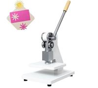 Heavy Duty Leather Press, Adjustable Flatbed Die Cutting & Manual Punching Machine for Crafting, Ideal for Handcrafted Projects and Leatherwork