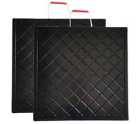 Heavy-Duty Leg Pads with Handle for Construction and Bridge Building, Prevents Sinking on Soft Ground