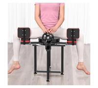 Heavy Duty Leg Press Machine, Yoga/Dance Hip-Opening ,0-230° Adjustable Stretching Equipment,with Backrest and Casters 200kg Load Capacity