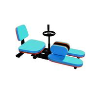 Heavy Duty Leg Stretching Training Machine,Hip-Opening And Split Aid,0-210° Adjustable Equipment,200kg Load Capacity,for Home Gym(Blue)