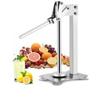 Heavy Duty Lemon Squeezer, Stainless Steel Citrus Juicer, Handheld Fruit Crusher for Oranges, Limes, Grapefruit, Durable Desktop Manual Press