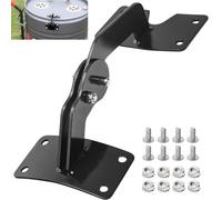 Heavy Duty Lid Hinge with Quick Release & Hardware Compatible with UDS 55 Gallon Ugly Drum Smokers (Black)