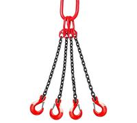 Heavy Duty Lifting Chain Sling, Heavy Duty Lifting Chain Sling With Hook G80 Alloy Steel 4 ton For Towing Multiple Sizes(100CM)
