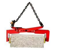 Heavy Duty Lifting Clamps, Adjustable Horizontal and Vertical Plate Clamp, Non-Slip Rubber Chuck for Stone, Granite, Marble Safety Transportation, Industrial Use