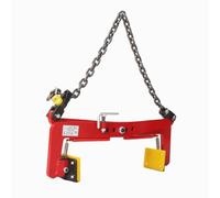 Heavy Duty Lifting Clamps, Adjustable Horizontal Plate Clamp,Granite Lifting Tools, Alloy Steel Chain Pliers for Granite Slab Lifting, Adjustable Stone Carrying Clamps, Vertic,X,L