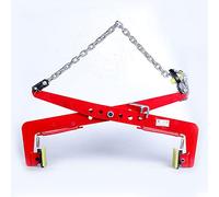 Heavy Duty Lifting Clamps, Adjustable Horizontal Plate Clamp,Heavy Duty Stone Lifting Clamps, Steel Plate Clamps with Chain for Vertical Lifting, Transporting Hanging Stone Fixture Clip，（One