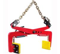 Heavy Duty Lifting Clamps, Adjustable Horizontal Plate Clamp,Lifting Clamps Stone Lifting Clamps, Vertical Plate Clamp, Chain Style Heavy Duty Steel Vertical Plate Clamps Fixture, for Liftin,A32