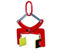 Heavy Duty Lifting Clamps, Adjustable Horizontal Plate Clamp,Vertical Plate Clamp,Lifting Pliers, Lifting Clamps Vertical Steel Plate, Thick Ring Type Lifting Tongs, Adjustable Opening Size,A10