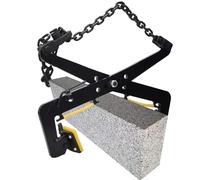 Heavy-Duty Lifting Clamps for Granite, Marble, Slate, Rock, and Brick - Secure Grip, High Load Capacity up to 500kg, Ideal for Construction and Stone Handling,500kg/1102.3Ibs