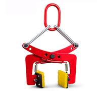 Heavy Duty Lifting Clamps for Stone-240Kg Universal Vertical Plate Clamp-Metal Plate Lifting & Transport Clamp for Sheet Handling & Moving,Red,260kg