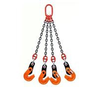 Heavy-Duty Lifting Clamps with Adjustable Chains - Secure Load Handling for Construction & Industrial Use, Versatile and Durable Equipment for Safe Lifting Solutions,1.6ton Chain 3.0m