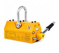 Heavy Duty Lifting Magnet, 440 Lbs Magnetic Lifter with Quick Release for Steel Plates, Round Bars and Crane Use
