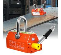 Heavy Duty Lifting Magnet With Release - Neodymium Magnet, Anti-Collision Handle, 400/600kg Tensile Strength, Never Demagnetizes, High-Strength Lifting Ring | Strong Magnets For Steel Board(400kg)