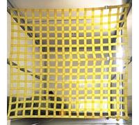 Heavy Duty Lifting Net with Flat Nylon Sling for Secure Cargo Handling and Pallet Transport
