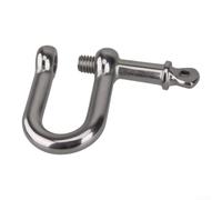 Heavy Duty Lifting Shackle 10mm High Strength(M6 (D type)) | 375kg work load, 1500kg breaking strength, 6mm pin, rust resistant, for ideal for lifting gear