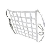 Heavy Duty Lifting Sling Net Tear Resistant Nylon Hoisting Straps Safety Cargo Lifting Bag 1x1M Bungee Motorbike Cargo Net for Material Handling & Moving Supplies