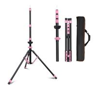 Heavy Duty Light Stand, 10.5ft/320cm Photography Light Stand Tripod with Air Cushioned, Adjustable Lighting Stand for Studio LED Lights, Softbox and Flash Stands,CS036