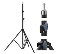 Heavy Duty Light Stand 118"/10ft/300 cm: LEORFI Photography Light Stands Tripod - Aluminum Spring Loaded Lighting Stand - with 1/4" Screw for Studio - Live Streaming Ring Light Softbox Reflectors