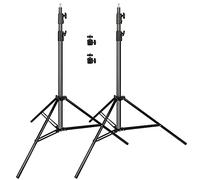 Heavy Duty Light Stand 9.5ft, Aluminum Alloy Lights Stand Spring Cushioned Adjustable Photo Video Lighting Stand, Photography Studio Tripod Stands for Flash LED Video Lights, Ring Lighting, Softboxes