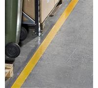 Heavy Duty Line Marking Tape 100mm x 30m roll for warehouses and factories (Yellow)