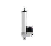 Heavy Duty Linear Actuator Stepper Motor Linear Actuator 17 DC24V Max 40mm/s 500N Aluminum Alloy Electric Push Rod Linear Motion Actuator(Stroke 300mm,15mm-s 300N)