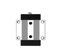 Heavy Duty Linear Guide Rail Slider RGH/RGW 30/35/45/55CACC Precision Square Flange Type Smooth Motion Stability Industrial Applications High Load Capacity