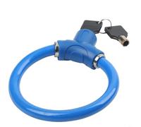 Heavy Duty Lock For Bicycles With Ergonomic Design And Keyless Functionality, Safety And Ease Of Use(Ring lock Blue)