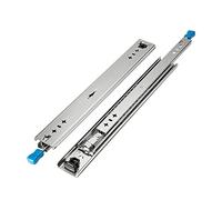 Heavy Duty Lockable Drawer Slides 240Kg/ 530Lbs Cold Rolled Steel Drawer Slides 2mm Thick with Locking Mechanism for Furniture Cabinets Desks Homes 2PCS 500mm,600mm