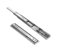 Heavy Duty Locking Drawer Slides Full Extension with Damper for Kitchen Cabinets and Toolboxes, Maximum Load 100 KG