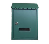 Heavy-Duty Locking Mailbox - Secure Wall Mount Design for Outdoor Residential Use, Perfect for Porch, Yard, and Garden Security