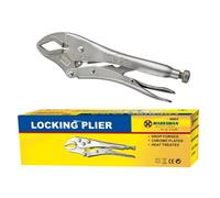 Heavy Duty Locking Plier Wrench - Vice Grip Mole, Garage Lock Tool Multi Purpose Pliers | Strong & Durable, Chrome Plated Heat Treated with Quick Release Lever (7 Inch)