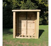Heavy Duty Log Store - L60 x W120 x H150 cm - Min. Assembly Required Churnet Valley Garden Furniture Ltd Brown One Size