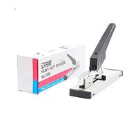 Heavy Duty Long Arm Stapler Alloy Construction 28x10x7 cm Capacity 100 Sheet Labour Saving Design for Office Home Students Teachers