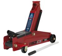 Heavy Duty Long Chassis Trolley Jack - 3000kg Limit - 432mm Max Height - Red