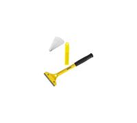 Heavy Duty Long Handle Scraper Tool Floor & Wallpaper Removal Tool with 10 Spare Blades