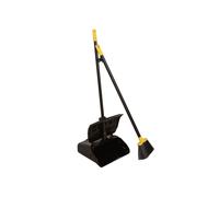 Heavy-duty Long Handled Dustpan And Brush Set Bulldozer Multi One Size