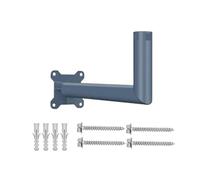 Heavy Duty Long Wall Mount Set 15" Mounting Solution Weather Resistant Long Wall Mount for Satellite Heavy Duty Mounts Simple Installation