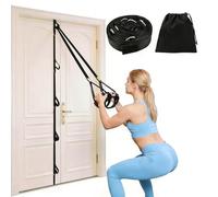 Heavy Duty Loop Door Anchor Strap for Resistance Bands Exercises, Multi Point Anchor Gym Attachment for Home Fitness, Portable Door Band Resistance Workout Equipment