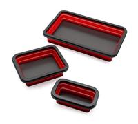 Heavy Duty Magnet Tool 3X Collapsible Magnetic Parts Tray Organizer Holder Set