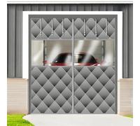 Heavy-Duty Magnetic Garage Door Cover - The Wintern Draft Stopper to Block Cold, Save Energy Reduce Noise, Waterproof Insulated Curtain Kit 210 215 244 275 365 490cm(Grays,300x350cm)