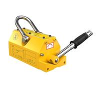Heavy Duty Magnetic Lifter for Steel Plates, Quick Release Mechanism, Ideal for Shop Cranes and Industrial Lifting (3 Ton Capacity)