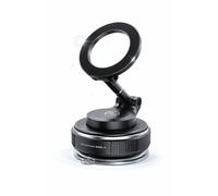 Heavy Duty Magnetic Phone Holder Vacuum Suction Mount Foldable, 360° Adjustable, Car/Office/Gym - Dashboard, Windshield, Window, Mirror, Universal Mount - Magsafe Compatible, iPhone, Samsung, Pixel