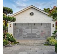 Heavy Duty Magnetic Screen Door Mesh Curtain with Powerful Magnets, Hands-Free Auto Close Door Net for French Doors and Patio, No Drill Installation, Breathable Airflow 274x244cm 488x213cm