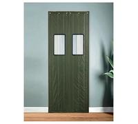 Heavy Duty Magnetic Strip Door Curtain - Thermal Insulated Cold Weather Barrier for Commercial/Home Use - Supermarket, Warehouse, Walk-in Freezer(Green,50x230cm/19.7x90.6in)
