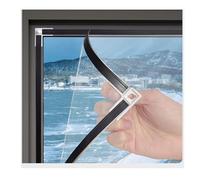 Heavy Duty Magnetic Window Insulation Kit - Energy Efficient Window Film to Block Cold in Winter & Heat in Summer - Full Frame Magnetic Strip for Ultimate Protection