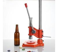 Heavy Duty Manual Beer Bottle Capper Adjustable Handle Metal Crimper for Homebrewing, Soft Drinks & Craft Beverages Homebrew Tool