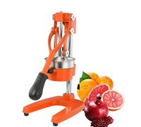 Heavy Duty Manual Citrus Juicer Stainless Steel and Ductile Iron for Easy Juicing of Oranges, Pomegranates, Dragon Fruits and Watermelons