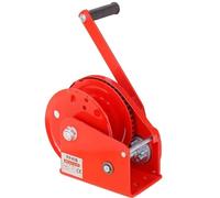 Heavy-Duty Manual Hand Crank Winch for Safe Towing Non-Slip Design with Two-Way Self-Locking Gear Perfect for Load Handling and Recovery Tasks